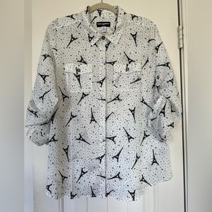 Karl Lagerfeld Paris Dress button up top